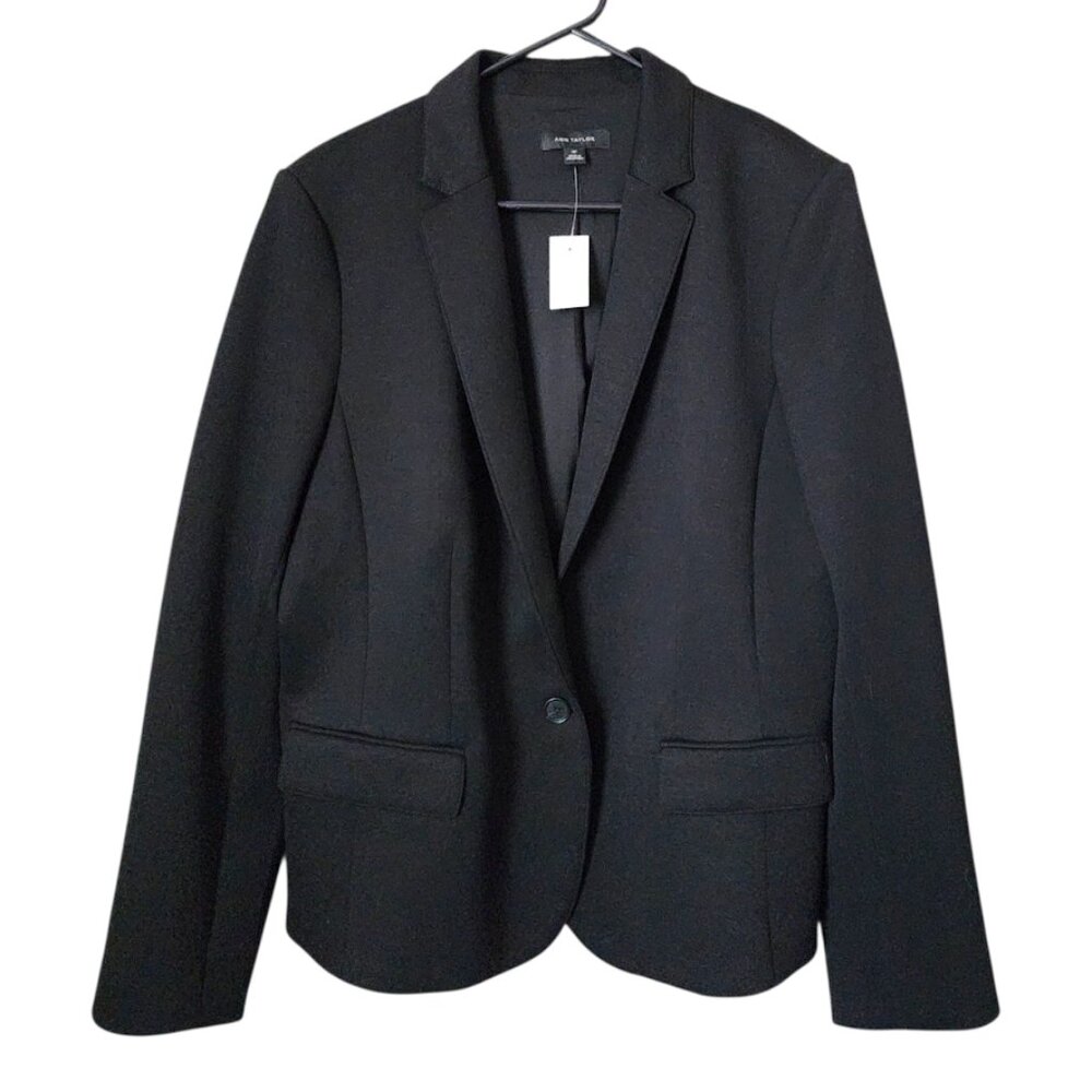ANN TAYLOR‎ The Tall One-Button Blazer in Double Knit NEW WITH TAGS size 16T